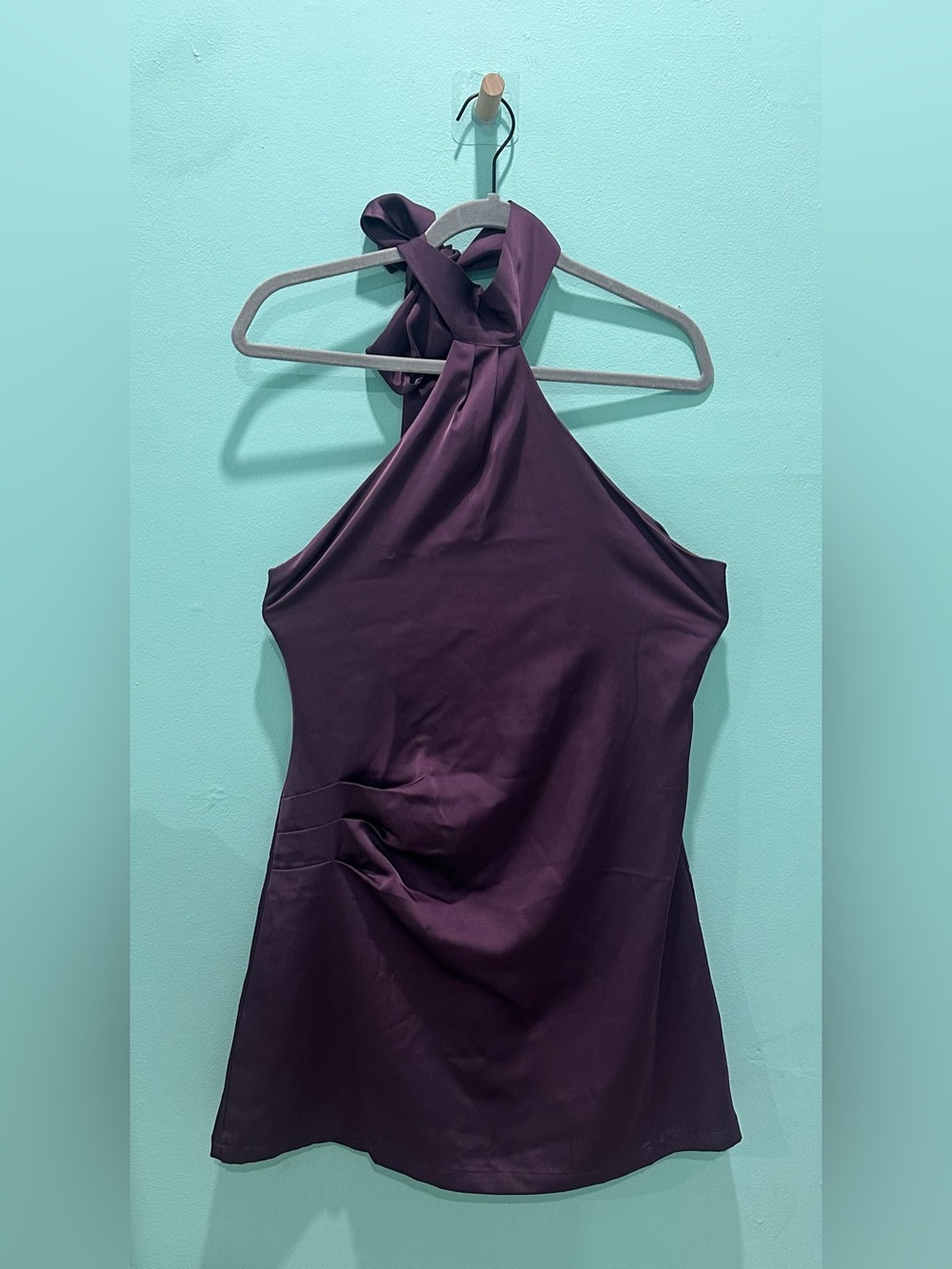 Princess Polly Halter Dress in Plum